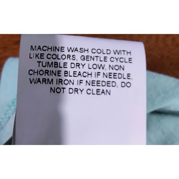 Nutshell NWT Tank Tunic with Twisted Straps And Side Slits, Aqua, Sz S - Picture 7 of 7